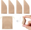 Nuanchu 2 Packs Hearing Aid Comfort Protection with Storage Bag Hearing Aid Cover Fits 1" till 1,25" Skydda förstärkare från Dirt, Sweat, Wind (Fits 1" till 1,25 "Khaki)