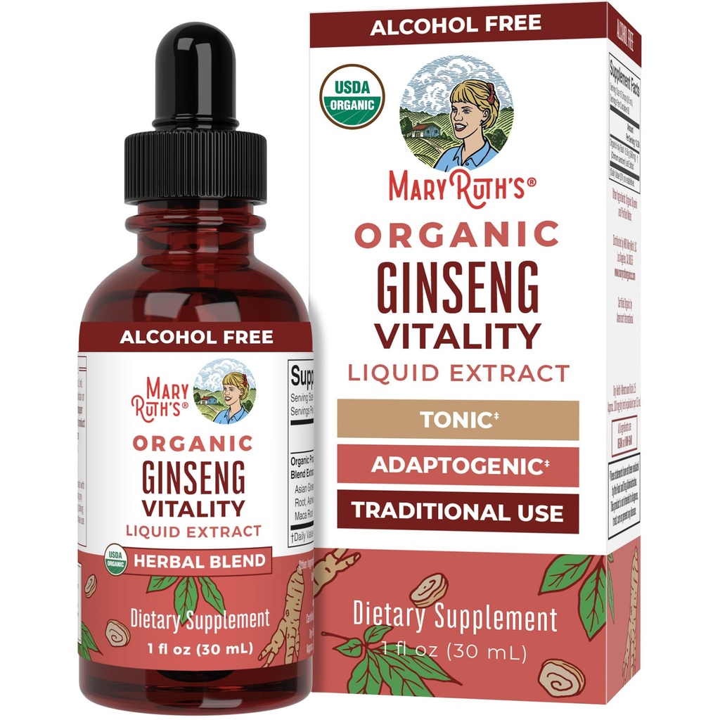 MaryRuth Organics Herbal Supplement for Brain Function