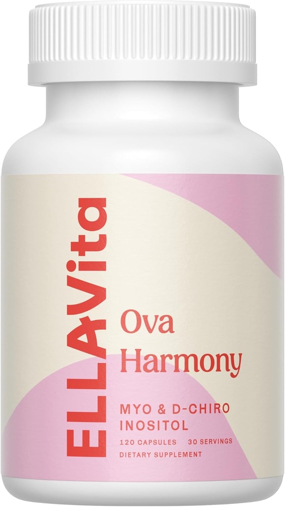 OVA Harmony - Myo & D Chiro Inositol Kapseli - 40:1 suhde - Munasarjatoiminnan tuki - Hormonaalinen tasapaino - 120 Inositolin lisäkapselit