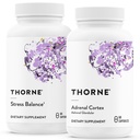 THORNE - Lisämunuaisen tuki Bundle - Stressi tasapaino & lisämunuais Cortex Combo - Stressi tasapaino ja lisämunuais Cortex - 30-60 Palvelimet