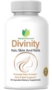Divinity Hair, Skin och Nails 60 Capsules 5000 mcg Biotin P-amino Benzoic Acid, Horsetail extrakt, Fo-Ti, Bamboo extrakt, Stinging Nettle, Kinesisk Peony, Spirulina, Saw Palmetto