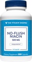 Vitamiini Shoppe Ei flush Niacin 500MG, tukee kolesterolitasoja jo normaalin alueella, tukee aineenvaihduntaa ja energian tuotantoa, kerran päivässä (300 kapselia)
