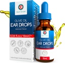 Medi Grade Olive Oil Ear Drops for Wax Removal and Blocked Ears, 10ml - 100% Natural Ear Wax Removal Drops med Pipette Dropper Softens och Removes Hardened Earwax Buildup - Avancerade Ear Wax Drops