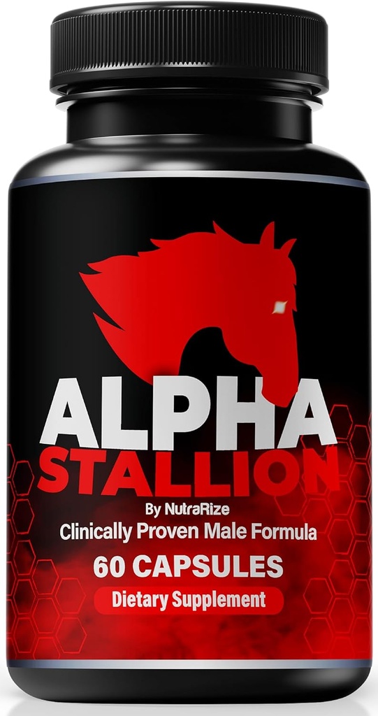Alpha Stallion piller för män, daglig näring Formel för manlig prestanda och förtroende, alla naturliga Alpha Stallion kapslar för att stödja övergripande hälsa, officiella AlphaStallion Recensioner (60 kapslar)