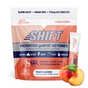 Real Ketones BHB Exogenic Ketones Drink Mix Packets Keto Electrolytes Powder Packets Ei sokeria 4 Main Fasting Electrolytes Plus Hydrating Patentoitu Keto BHB - 30 Count Persikka kofeiini