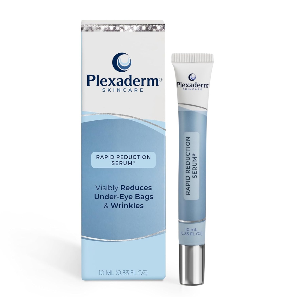 Plexaderm Rapid Reduction Eye Serum - Näkyvästi vähentää alle silmäpussit, ryppyjä, tummat ympyrät, Fine Lines & Crow's Jalat hetkessä, Anti ikääntyminen ryppy poistaja kasvojen, koko putki