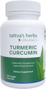 Tattvas örter gurkmeja Curcumin 500 mg, Herbal Supplement för antioxidantstöd, gurkmeja Curcumin med svart peppar för Advanced Absorption, 1 Pack, 120 Veggie kapslar