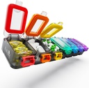 Fullicon Weekly Pill Organizer 7 päivää Ultra Kosteus ja Spill Proof Päivittäinen pillerilaatikko, Suuri lääketieteen tapauksessa Secure Buckle, Compact Travel Pill Container pilleri pilleri pilleri pilleri, vitamiini, & kalaöljy (Rainbow Musta)