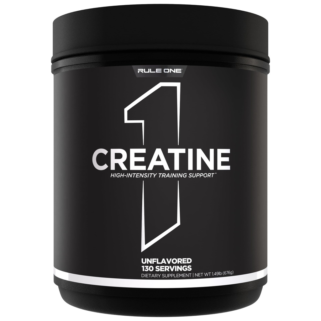 Sääntö 1 Creatine Powder ... Pure Micronized Creatine Monohydraatti korkean intensiteetin harjoitukseen ja Lean Body Mass Support, aromiton ja makuton (130 tarjoilua, makuamaton)