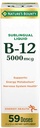Luonto... Bounty-vitamiini B12 5000 mikrog sublingual liquid, Cardiovascular Health & Cellular Energy Support, 2 Fl Oz (1 count)