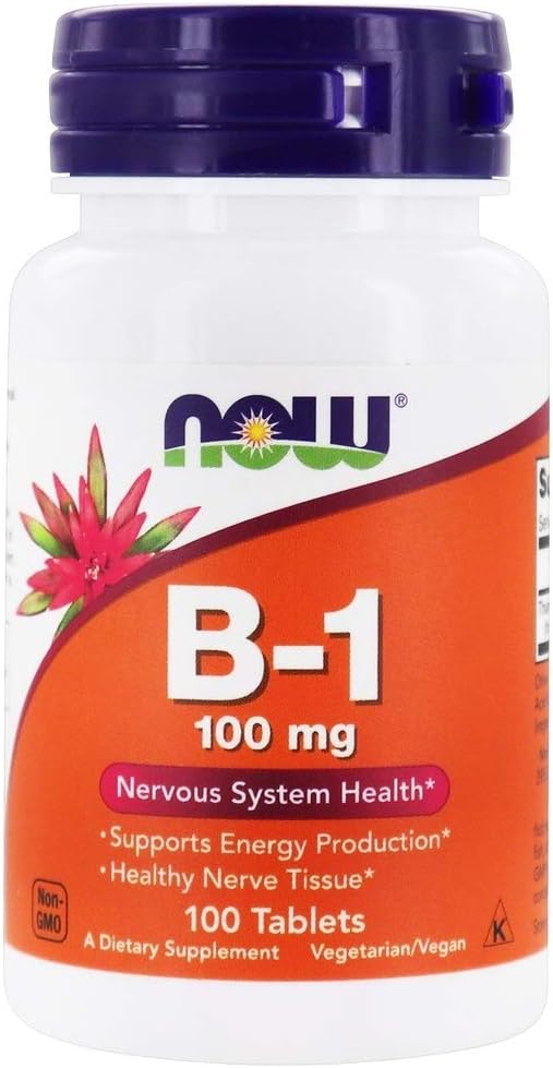 Nyt Ruoka B1-vitamiini (Tiamine), 100 tablettia / 100 mg (pakkaus 2)