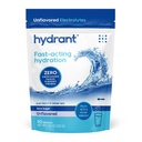 Hydrant - Bulk Hydration Powder, makuamaton, 50 tarjoilua Nopeasti toimivat Elektrolyytti nesteytys Powder - Zero Sokeria Makuton Drink Mix päiväkäyttöön, Matkustaa ja harjoitella