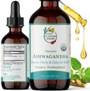 Ashwagandha Tincture - edistää elinvoimaa, Calms Mieli, Immuuneja tuki, Adaptogen, Lemon Balm, Herbal Supplement - 2 Fl Oz