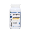 Serra-RX 260 000 SU Serrapeptaasi -Acid- Resistant Proteolyyttinen Systemic Enzyme, ei-GMO, Gluteeniton, Vegan, tukee Sinus, Immuno & Lung Health, 60 Veg kapselia