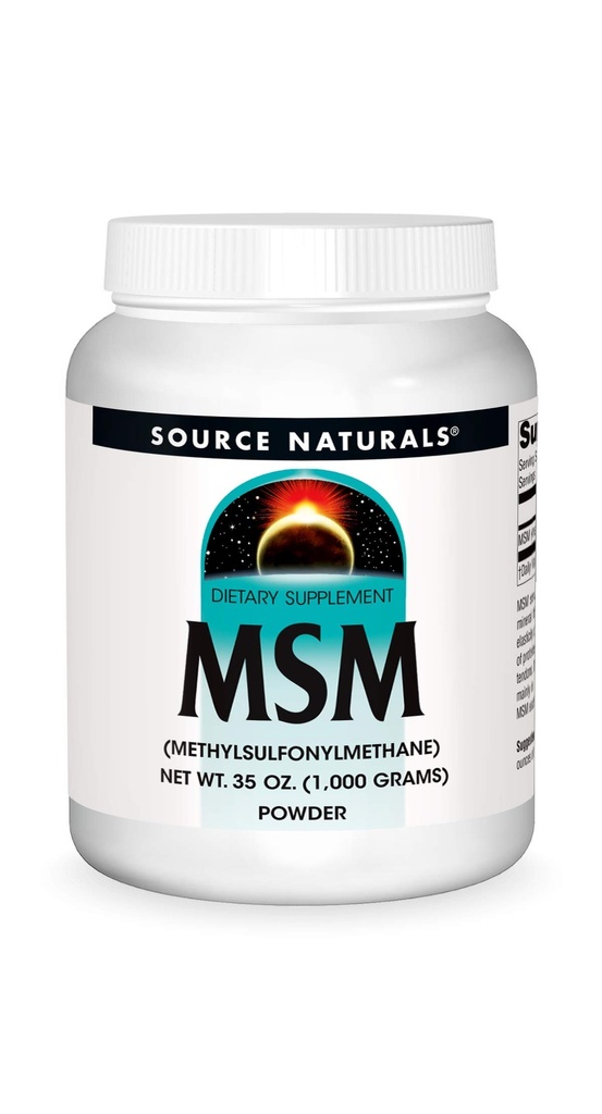 Lähde Naturals MSM (Metyylisulfonyylimetaani) Net WT. 35 Ounce (1 000 grammaa) - Jauhe