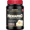 ALLMAX HEXAPRO, French Vanilla - 2 lb - 25 Grams of Protein Per Serving - 8-timmars hållbar frisättning - Zero Sugar - 21 portioner