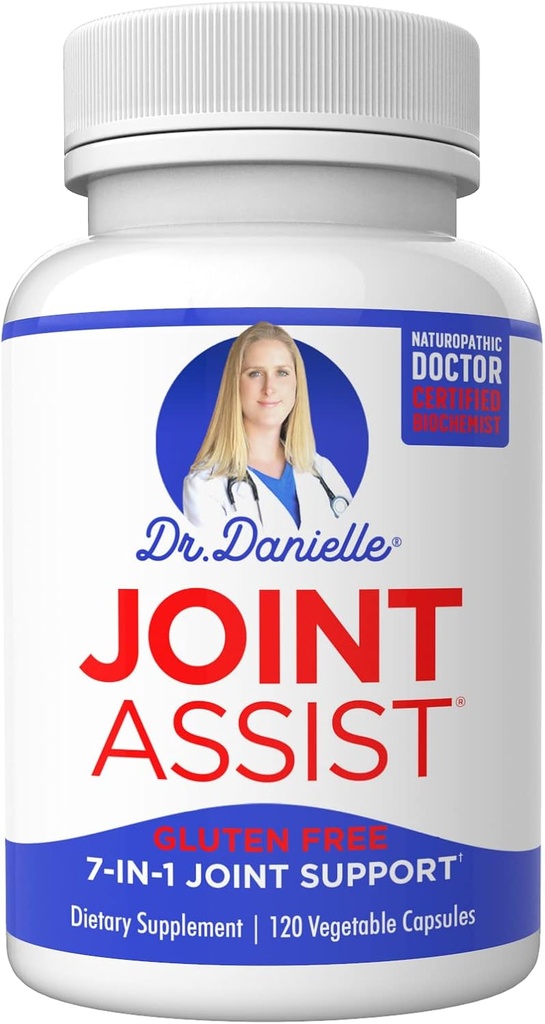 Tohtori Danielle Joint Assist - Glukosamiini Chondroitin Turmeric Msm Boswellia - Joint Support & Relief - 120 kapselia
