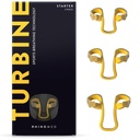 Turbin Nasal Dilator för idrottare - Pack av 3 turbindrivrutiner utformade för atletisk träning - Öka luftflödet till lungor med 38% under träning, sportträning, cykel och körning
