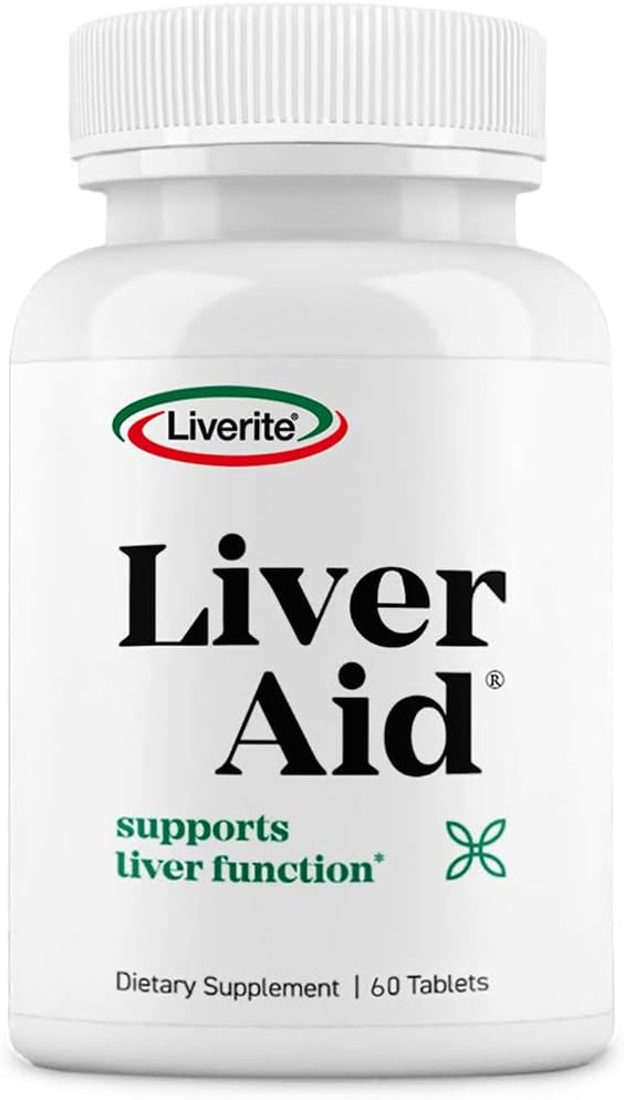 Liverite Liver Aid 60 tablettia, tukee terve maksan toiminta, fyysinen energia ja elinvoima.