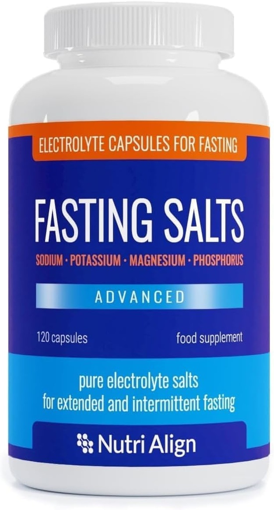 Nutri- Align Paastosuolat Paasto Elektrolyytit Advanced, 120 kapselia ... Pure Elektrolyytit paastoamiseen - jaksottainen ja laajennettu paastoaminen ... Natrium Kalium Magnesium Elektrolyytit ...