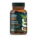 Gaia Herbs Turmeric Supreme Extra Strength - Stöder Occasional Discomfort från Normal Wear & Tear * - med Turmeric Curcumin & Black Pepper - 60 Vegan Liquid Phyto-Capsules (Upp till 60-Day Supply)