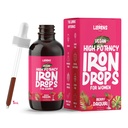 LLORENS PHARMACEUTICAL Iron Supplement for Women Iron Drops Daily Support, 20mg Polysaccharide Complex Free Taste, Natural Sweeteners, Vegan och Paraben Free (Berry Daiquiri, 4 Fl Oz)