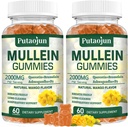 Mullein Gummies for Lungs ... 2000mg Mullein Leaf Extract for respiratory & Immuno Support ... Pure kasvissyöjä Müllein Gummies Herbal... Pehmeät ja ei tahmeat Mango Maku... 2 pakkaus