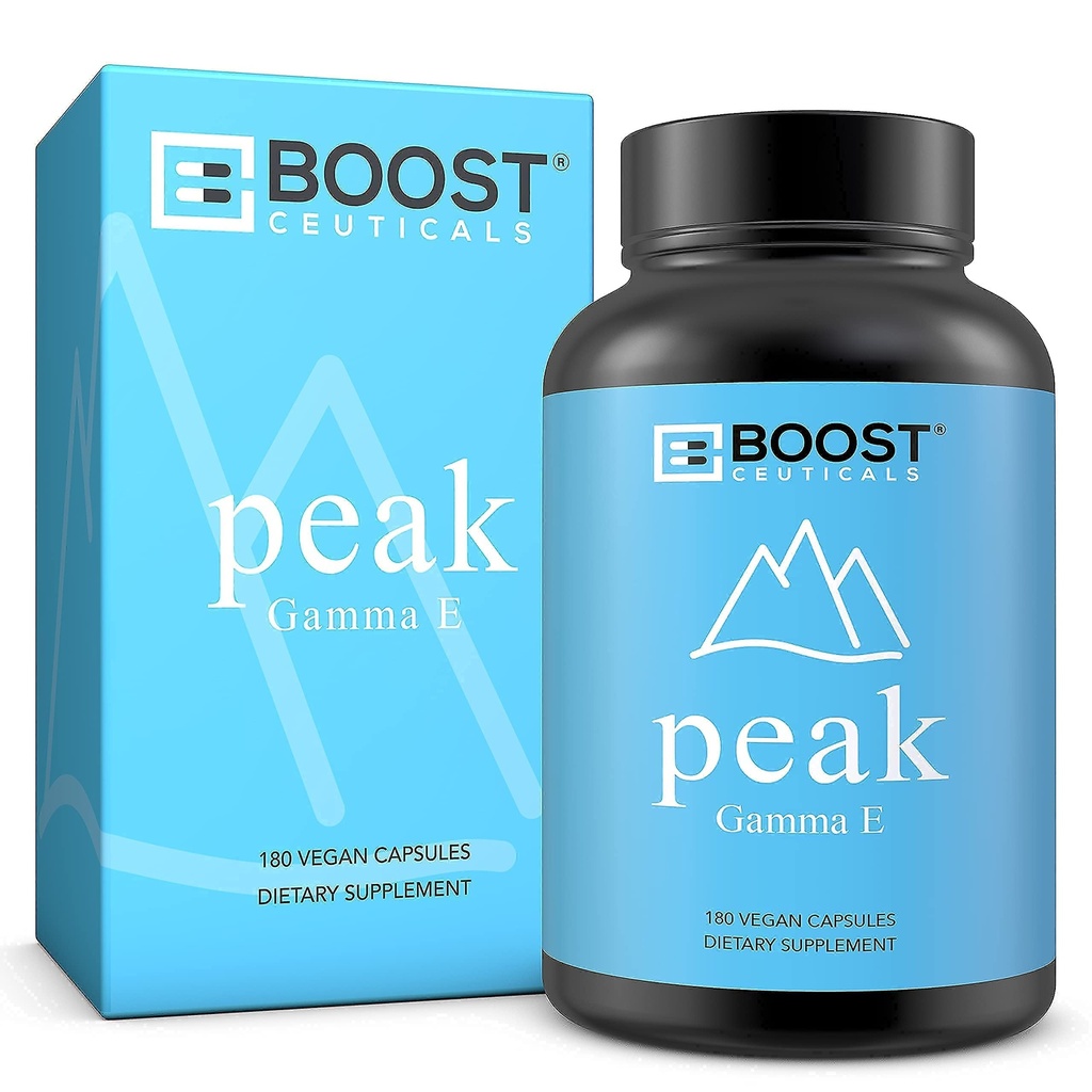 BoostCeuticals Suosittu yhdessä e 400 IU Gamma E Mixed Tocopherols CoQ10 200mg 270 Vegan Bundle Ei lisäaineita Ei muuntogeenisiä gluteenittomia aineita