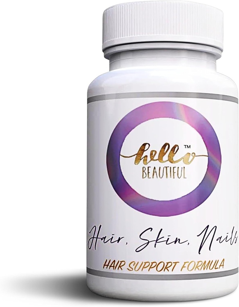 Hej vackra hår hud och naglar vitaminer för kvinnor - hårväxt vitaminer - Biotin Supplement för håravfall - Nail Growth Energy Vitamins för kvinnor - 5000 mcg
