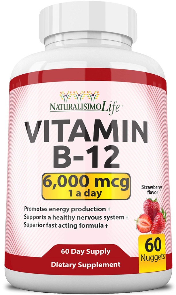 NaturalisimoLife-vitamiini B12 6000 mikrog 