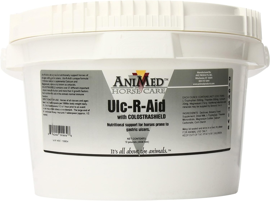AniMed Ulc-R-Aid Ravintolisä hevosille, 10-kiloinen