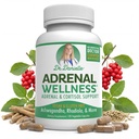 Adrenal Wellness Ashwagandha & lisää - Organic Mind, Body Support by Dr. Danielle, 120 kapselia
