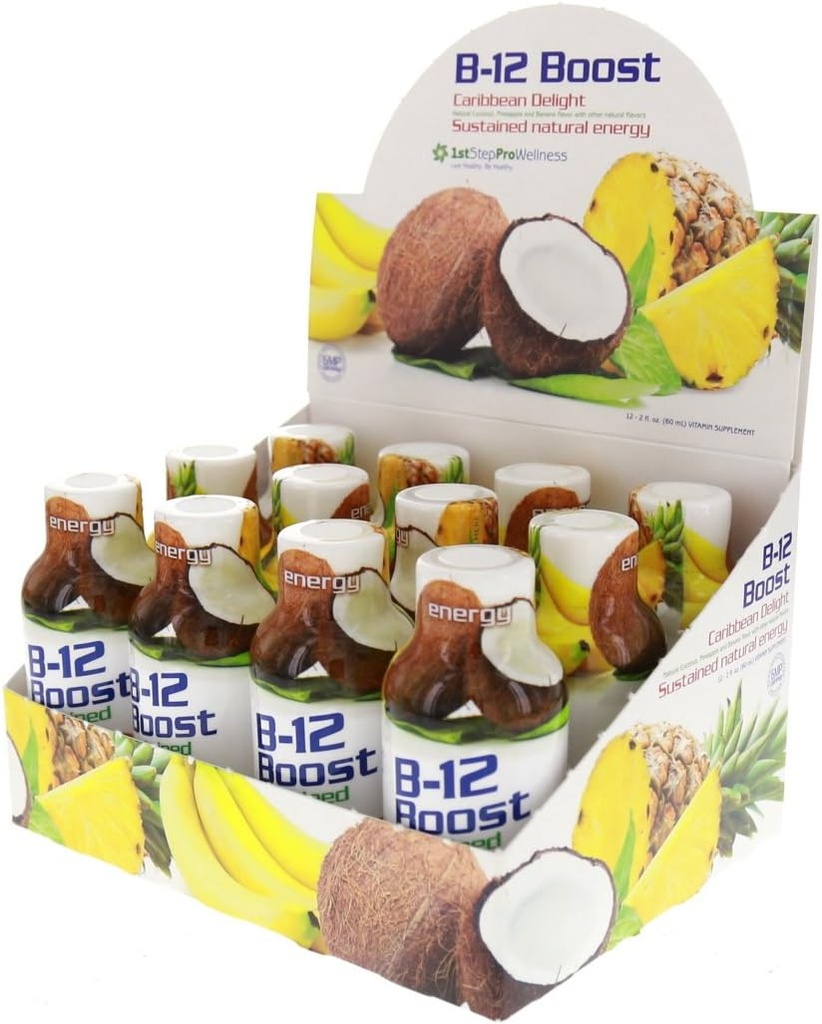 1st Step High Performance Fitness B-12 Boost, 12-2oz pullot