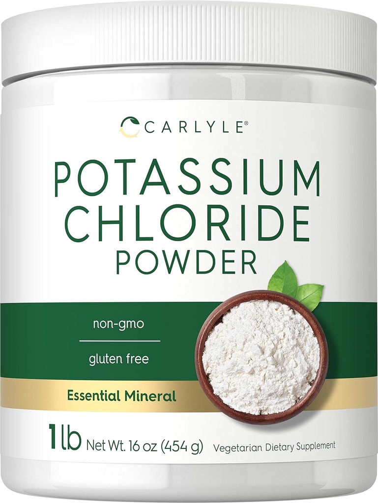 Carlyle Kaliumkloridi Powder Supplement 16 oz 