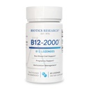 Biotics Research B12-2000TM-vitamiini B12 2000 mikrog, B6, Folate