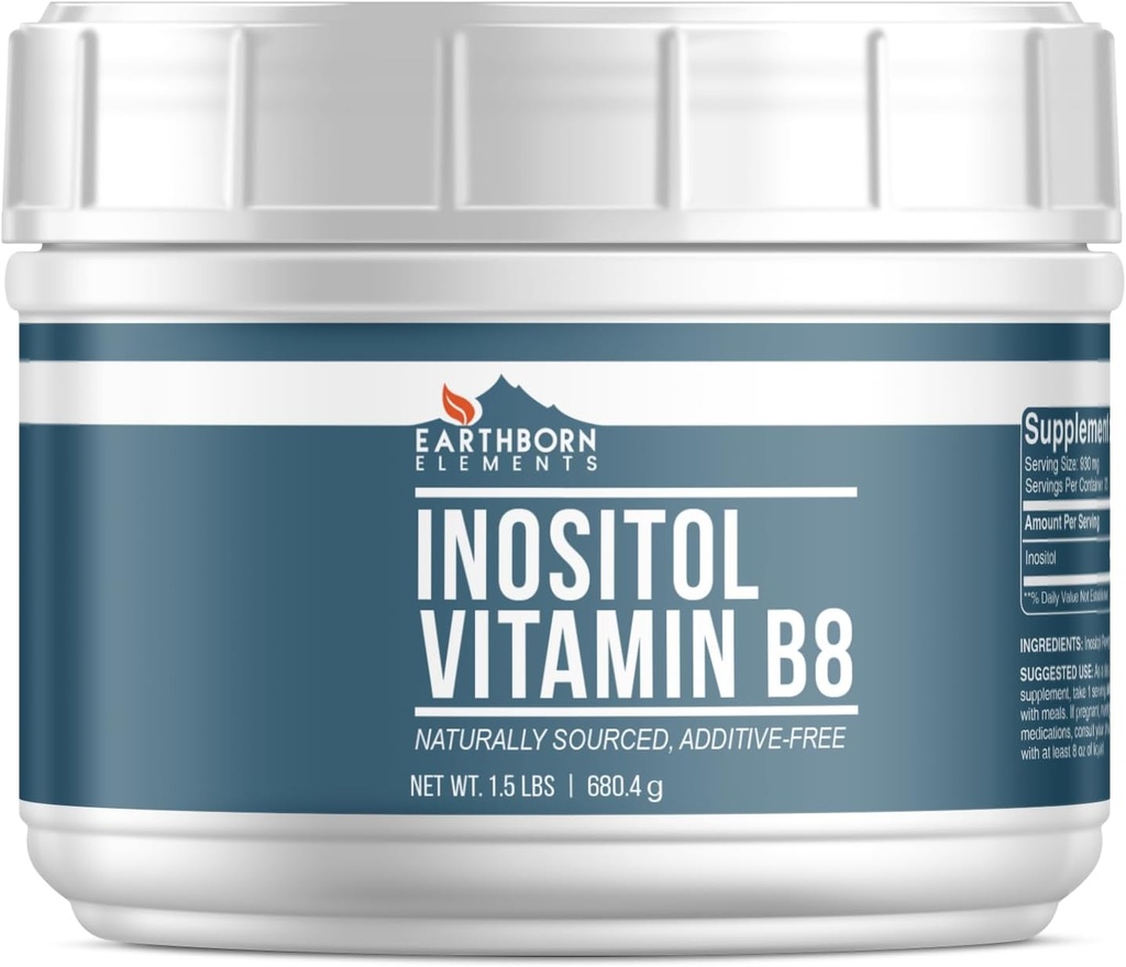 Maassa syntyneet elementit inositoli (1,5 lb), B8-vitamiini, aina puhdas