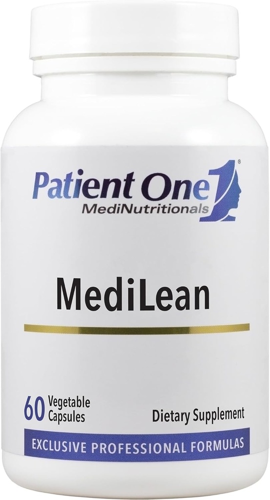 Patient One MediLean | Tillägg för att stödja hjärta och metabolisk hälsa * | med Capsicum, krom och mer | 60 kapslar