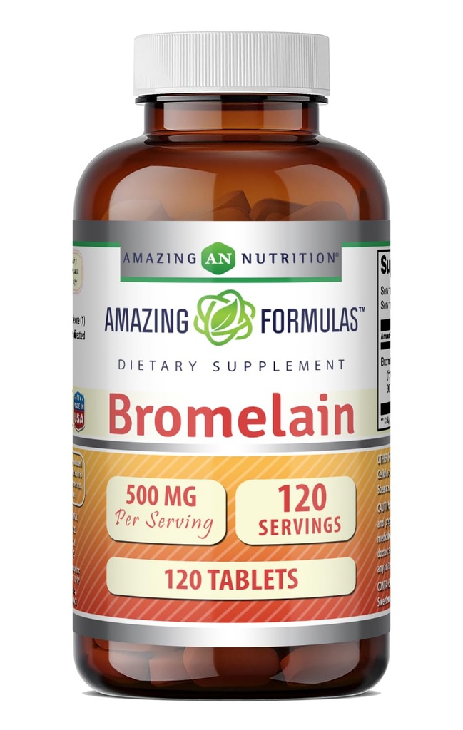 Amazing Formula Bromelain 500 Mg (300 GDU) ...