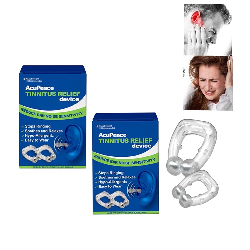 Generic Ear Popper Ear Relief Device, Ear Pressure Relief Device, Tinnitus Relief för Ringing Ears (2pairs)