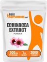 BulkSupplements.com Echinacea Extract Powder - Echinacea Extract, Herbal Supplement for Immune Support - Vegan & Gluteeniton, 500mg per Serving, 1kg (2,2 lbs) (Pakkaus 1)