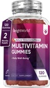 WeightWorld Adult Multivitamin Gummies - 120 Mäns Gummy Multivitaminer med näringsämnen för dagligt välbefinnande - Vegetariska kvinnors Gummy Vitamin (2-månaders leverans) - Icke-GMO, Laktosfri & Glutenfri