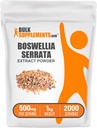 BulkSupplements.com Boswellia Serrata Extract Powder - Boswellia Supplement, alkaen Frankincense Resin - Vegan & Gluteeniton, 500 mg per tarjoilu, 1kg (2,2 lbs) (Pakkaus 1)