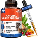 Luonnollinen kissat ja koirat Hiivatulehdus Anti kutina hoito - kutiava korvat, ihon ja allergia Oireet Relief - vähentää tulehdusta ja lievittää ärsytystä - Herbal Medicine Supplement Drops