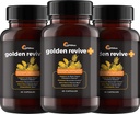 UpWellness Golden Revive + Joint Support Supplement Featuring Turmeric kanssa Black Pepper, Quercetin, ja magnesium-turmeric Boswellia täydennysosa - 6 Aktiivisia ainesosia - 60 kapselia, 3 pakkaus
