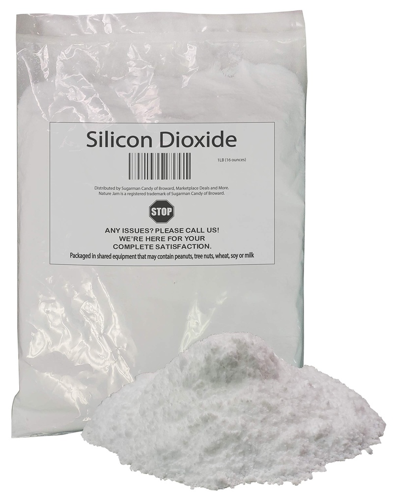 Silicon Dioxid 1 Pound-Silica Powder-Anti Caking Agent