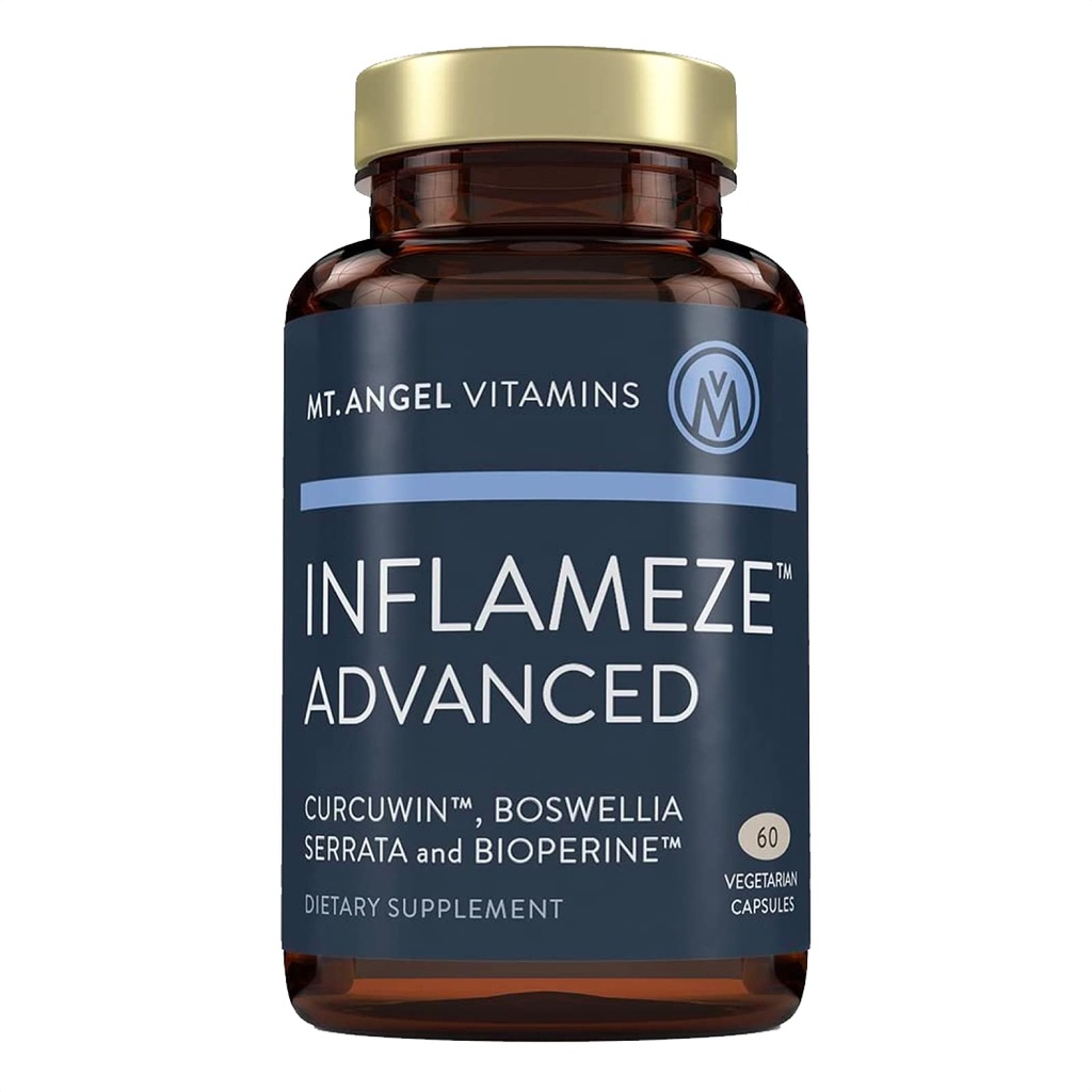 Angel Vitaminer: Inflameze Avancerad. Joint Health, Collagen Protection, Turmeric Supplement, 60 kapslar
