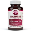 D MANNOSE kanssa karpalouute & C-vitamiini - virtsatietulehdus UT puhdistus ja virtsarakon terveys - Suojaa virtsatieinfektioita vastaan UTI - Natural Healthy Flush & Detox epäpuhtaudet 60 Veg kapseli