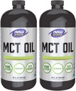 Nyt elintarvikkeet MCT 100% öljy, 32 fl oz (Pakki 2)