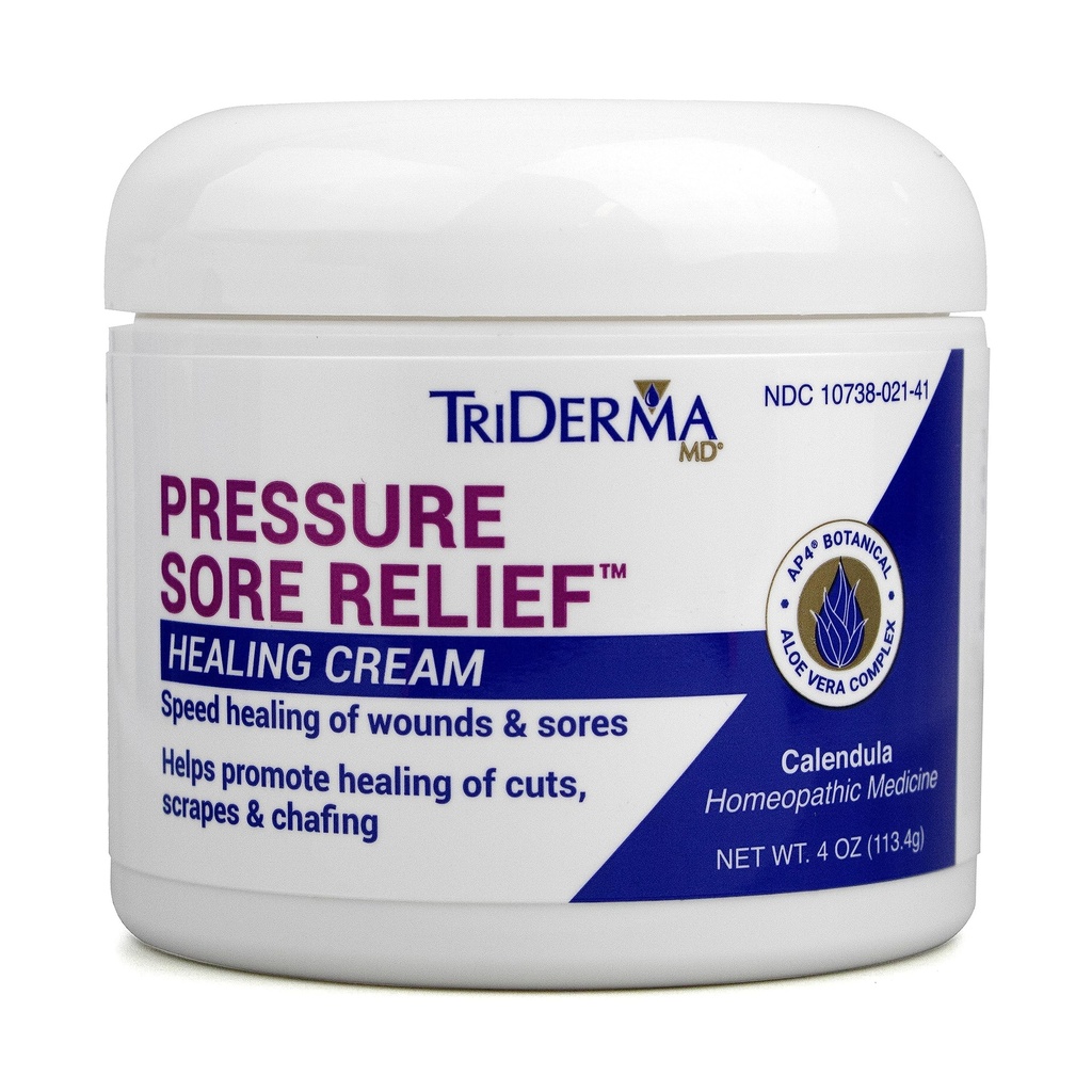 TriDerma MD paine Sore helpotus hoitovoidetta vuodehoito, haavat, paine Surut, Haava parantaa, Chafed iho ja vaikea-parannus ihon sairaudet Calendula ja AP4 Aloe, 4 oz Jar