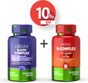 ORZAX 5 HTP Complex 100 Mg 120 Vegatable kapselit ja B-vitamiinikompleksi, B-vitamiinit koliini & inositoli 120 kapselit, Bundle